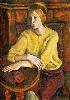 Женский портрет в желтом
